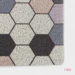 Коврик придверный Доляна «Лофт», вырезной, грязезащитный, 80?120 см