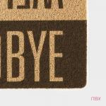 Коврик придверный Доляна «Здравствуйте/До свидания», 40?60 см