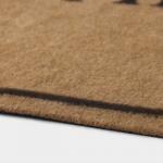 Коврик придверный Доляна Welcome, без окантовки, 40?60 см, бежевый