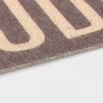 Коврик придверный Доляна Welcome/Goodbye, грязезащитный, 50?80 см, МИКС