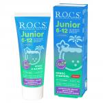 Rocs зубная паста junior кокос и ваниль для детей 74,0