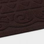 Коврик придверный Доляна Welcome, вензеля, влаговпитывающий, без окантовки, 38?59 см, МИКС