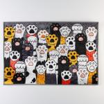 Коврик придверный «Лапки», 40?60 см