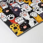 Коврик придверный «Лапки», 40?60 см