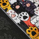 Коврик придверный «Лапки», 40?60 см