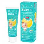 Rocs зубная паста baby нежный уход банановый микс 45,0