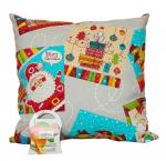 Подушка "Новогодняя" 40*40 + ароматическое саше в подарок ПНГ-5