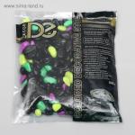 Галька флуоресцентная DECOR DE, фр. 8-12 мм, чёрный/лимонный/зелёный/пурпурный, 800 г