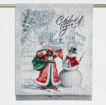 Полотенце вафельное 45х60 "Vse DOMA" рис 29382-1 С Новым Годом