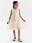 Платье для девочки MINAKU: PartyDress, молочное, рост 116 см