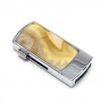 USB флеш карта с агатом Переливт, 58GB