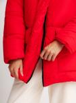 Куртка объемная женская зимняя красный
