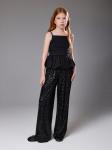 Брюки детские для девочек Bia_pt черный