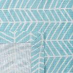 Скатерть декоративная 'NewYear' 145х145, рогожка, 100 % хлопок, 'Ёлочка голубая'