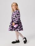 Набор детский для девочек ((1)платье и (2)сумка) Oriel фиолетовый принт