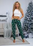 Брюки женские, модель 162, трикотаж (Ёлочка, зеленый)