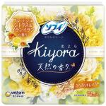 UNICHARM Ежедневные прокладки Sofy KIYORA Floral&Citrus для чувствительной кожи с поглотителем запаха, легкий цветочно-цитрусовый аромат, Размер: длина 14 см * ширина 5,5 см, 72 шт