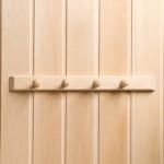 Вешалка для бани и сауны, липа, 40?5?6.5 см, 4 крючка, «Добропаровъ»