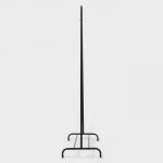 Вешалка гардеробная для одежды «Радуга», чёрная