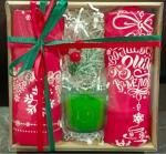 Набор "Подарочный" (подтарельник - 2 шт., свеча аромат "Пряный апельсин"- 1 шт.,) ПА-1