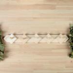 Вешалка для бани и сауны, липа, 57?8?10 см, 5 крючков, «Добропаровъ»