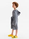 Халат детский «Экономь и Я», размер 30, хлопок 100%, серый