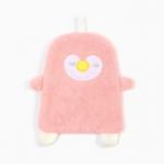 Полотенце для рук LoveLife «Пингвин», 25?21 см, микрофибра, розовое