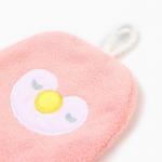 Полотенце для рук LoveLife «Пингвин», 25?21 см, микрофибра, розовое