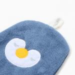 Полотенце для рук LoveLife «Пингвин», 25?21 см, микрофибра, синее