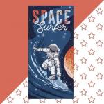 Полотенце пляжное «Этель» Space surfer, 70?140 см, хлопок 100%