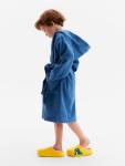 Халат детский «Экономь и Я», размер 30, хлопок 100%, синий