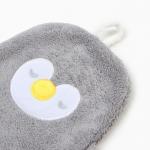 Полотенце для рук LoveLife «Пингвин», 25?21 см, серое