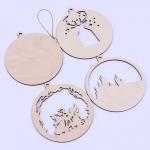 Заготовки для творчества. Деревянная ёлочная подвеска «Новый год! Волшебники»