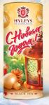 "С Новым Годом!"(Фонарик) 50 гр.,картон (черный) Туба