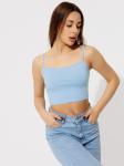 Женский топ на бретелях Lingeamo нежно-голубой ЛТ-05 (63)