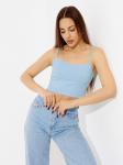 Женский топ на бретелях Lingeamo нежно-голубой ЛТ-05 (63)