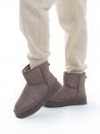 04-PF8521-4 GRAY/BEIGE Угги женские (натуральная замша, 100% шерсть)