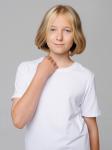 Трикотажная детская футболка LINGEAMO белая ВФ-17 (1)