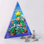 Адвент - календарь новогодний с металлическими головоломками «Дракончики», 6 шт.