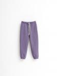 Брюки-джоггеры утепленные лиловые