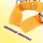 Браслет - погремушка музыкальная игрушка, с бубенцами, МИКС
