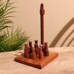 Игра настольная «Боулинг», 12?12?21 см, дерево шишам