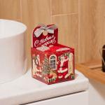 Набор махровых полотенец Этель «Санта» 30?30 см-4 шт., хл 340 г/м?