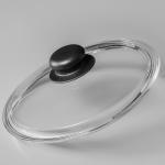 SATOSHI Крышка стеклянная безободковая с ручкой 20см