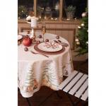 Скатерть новогодняя «Этель» Christmas forest, d=215 +/- 3 см с ГМВО, 100% хлопок, саржа 190 г/м?