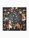 Набор салфеток сервировочных «Этель» Fairy tale, 4 шт., чёрные, 40?40 см