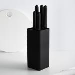 SATOSHI Бреан Набор ножей кухонных 6пр, подставка с полипропиленовыми разделителями