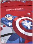 Детское постельное белье поплин Капитан Америка