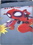 Детское постельное белье поплин Deadpool