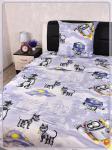 Детское постельное белье бязь Город роботов